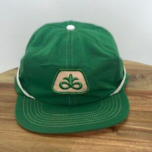 VTG Pioneer Seed Patch Winter Hat Vintage Cap Swingster Green Size X-Large